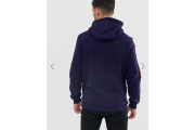 River Island hoodie with side tape in navy